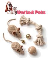 assorted kitty toys